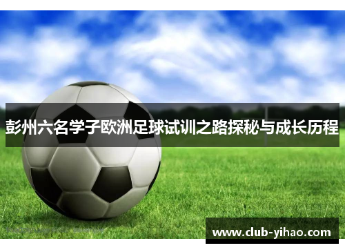彭州六名学子欧洲足球试训之路探秘与成长历程