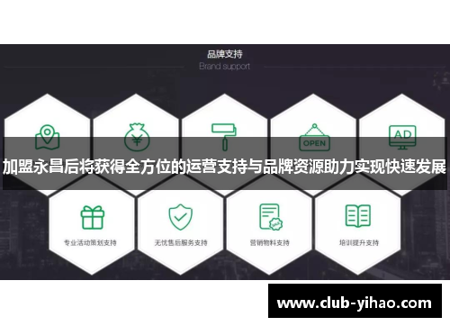 加盟永昌后将获得全方位的运营支持与品牌资源助力实现快速发展